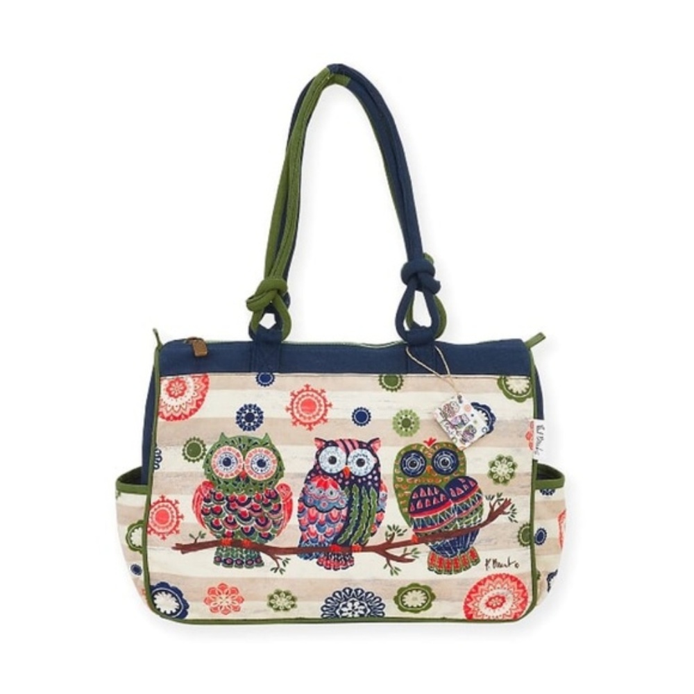 Paul Brent Groovy Owl Medium Tote